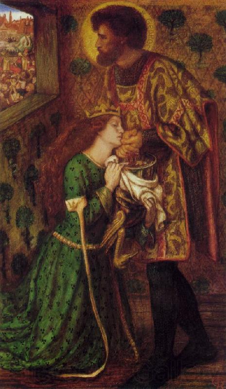Dante Gabriel Rossetti St. George and the Princess Sabra Spain oil painting art